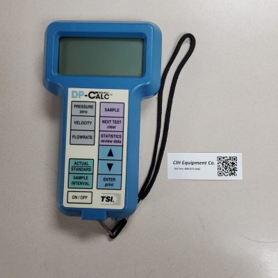 TSI 8705 Micromanometer Calibration
