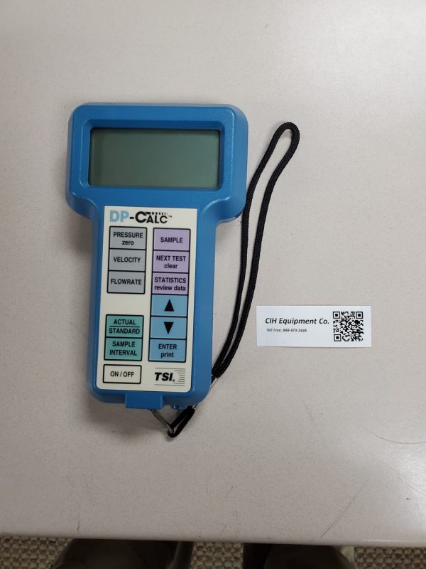 TSI 8705 Micromanometer Calibration