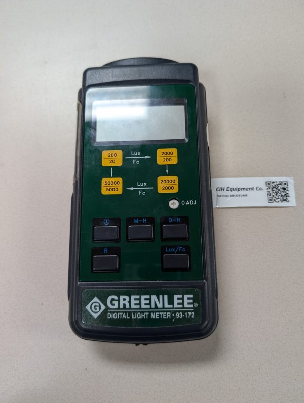 Greenlee 93-172 Light Meter Calibration