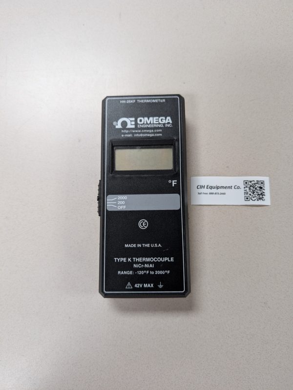 Omega HH-25KF Thermometer Calibration