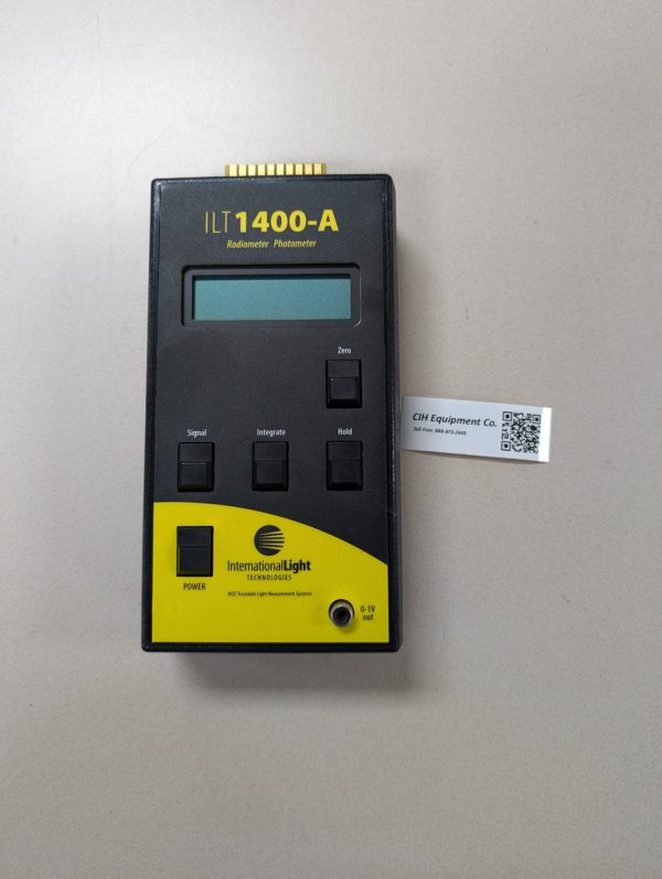 ILT 1400A Radiometer/Photometer Calibration