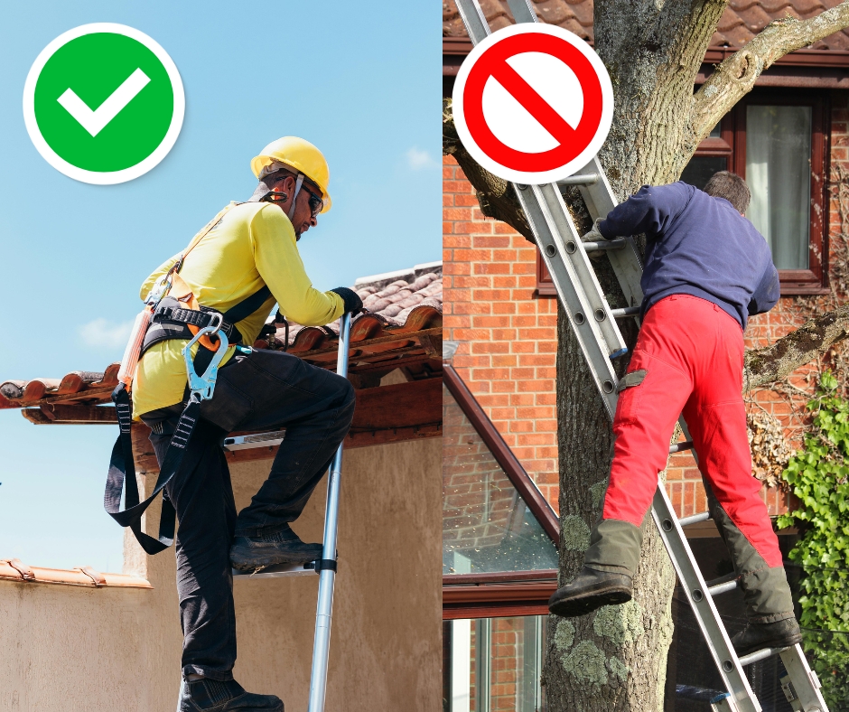 One worker is safe, the other is not