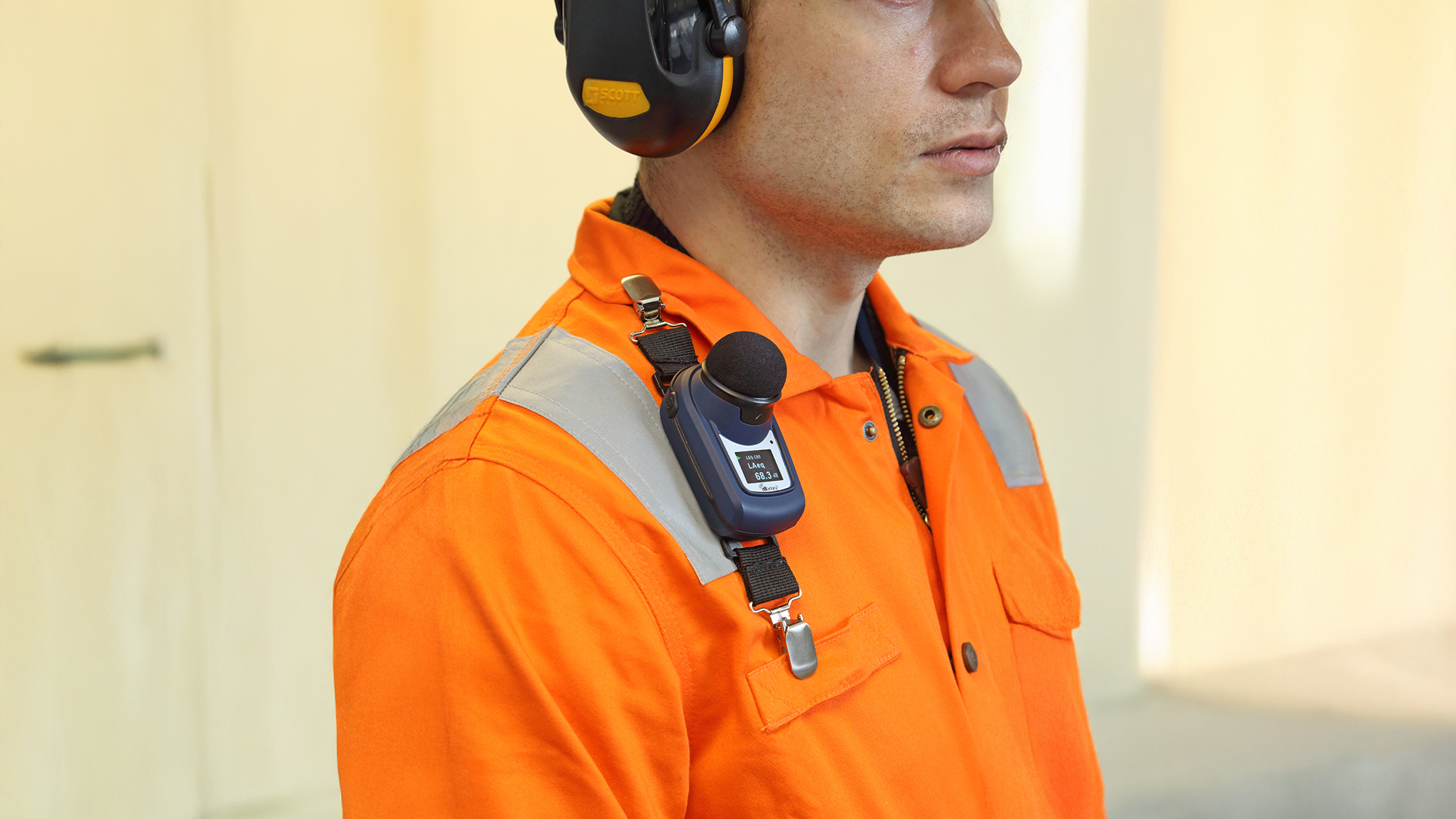 A shoulder-mounted system after equipment calibration is complete
